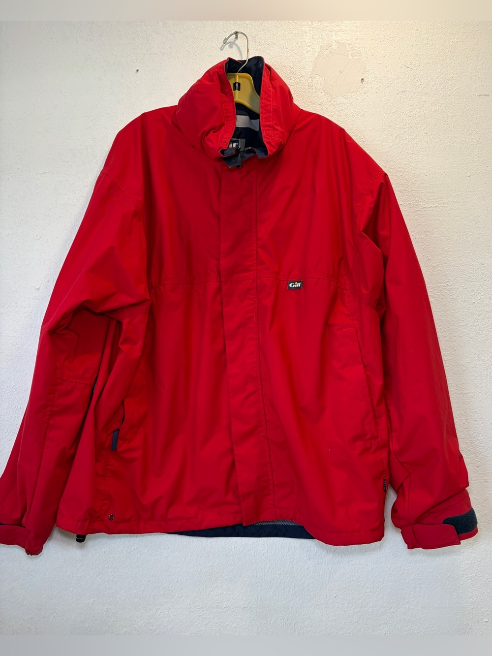 vintage men’s red Gill classic sailing jacket wind breaker size XL